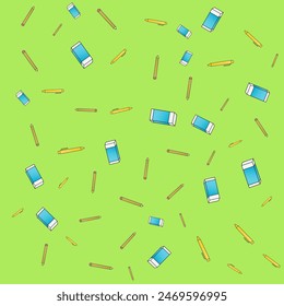pattern design, back to school theme, back to school happily