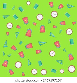 pattern design, back to school theme, back to school happily