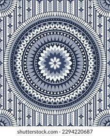 Pattern design with circles on background for textile branding Fabric illustration Design for cover, fabric, textile, wrapping paper