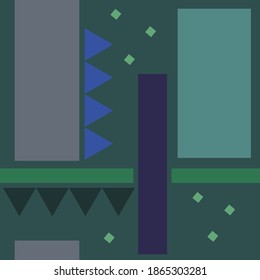 El diseño de patrones de color abstracto es tan lindo