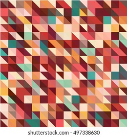 pattern design colorful squares and triangles.Business brochure template.
