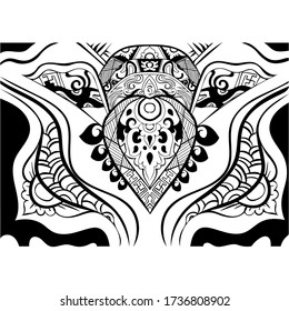 Pattern of design culture icon and logo