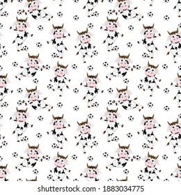 diseño de patrones con adorno de dibujos animados de animales de gato lindo