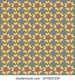 pattern design in decoration ornament concept with nature artistic geometric motif