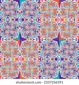 Elementos de diseño de patrones. Ilustraciones de flores y tejidos