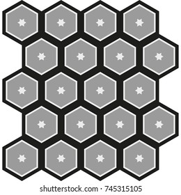 Pattern design for fabric, paper, tile, etc