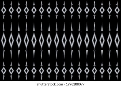 Diseño de patrones para impresión de tela Estilo tailandés diseño de portada de libros de diseño de patrones textiles diseño blanco y negro