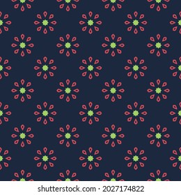 pattern design in flower motif. nature concept
