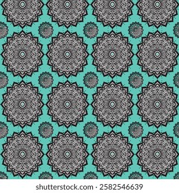 pattern design with flower,mandala desgin