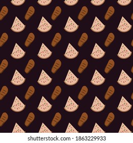 pattern design of food with matching colors