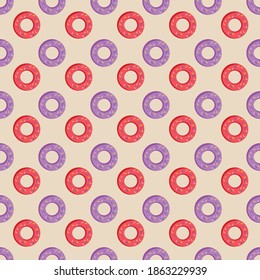 pattern design of food with matching colors