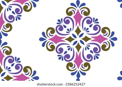 Pattern Design, Illustration can be used in background, art work, color, textile, graphic