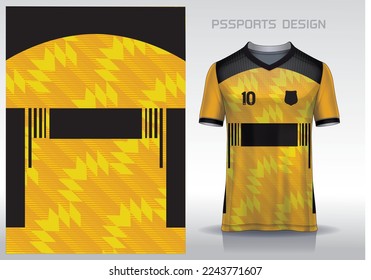 Diseño de patrones, ilustración, fondo textil para camiseta deportiva, camiseta camiseta de fútbol para el club de fútbol. vista frontal coherente