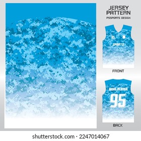 Pattern design, illustration, textile background for sports t-shirt, football jersey shirt mockup for football club. consistent front view