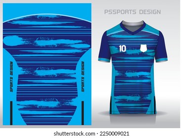 Pattern design, illustration, textile background for sports t-shirt, football jersey shirt mockup for football club. consistent front view