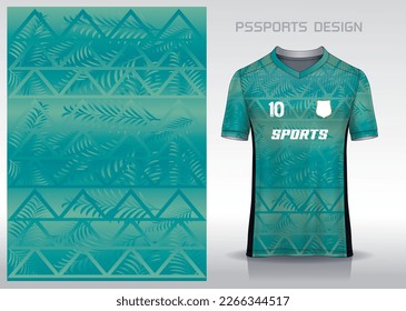 Pattern design, illustration, textile background for sports t-shirt, football jersey shirt mockup for football club. consistent front view