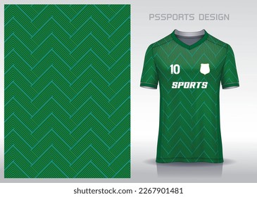 Pattern design, illustration, textile background for sports t-shirt, football jersey shirt mockup for football club. consistent front view