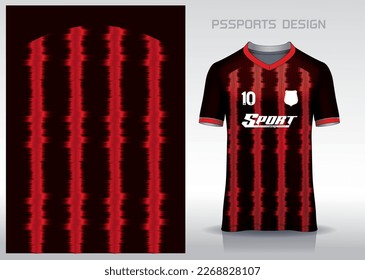 Pattern design, illustration, textile background for sports t-shirt, football jersey shirt mockup for football club. consistent front view