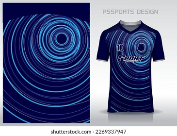 Pattern design, illustration, textile background for sports t-shirt, football jersey shirt mockup for football club. consistent front view