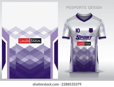 Diseño de patrones, ilustración, fondo textil para camiseta deportiva, camiseta camiseta de fútbol para el club de fútbol. vista frontal coherente