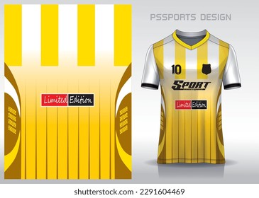 Pattern design, illustration, textile background for sports t-shirt, football jersey shirt mockup for football club. consistent front view