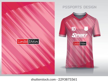 Diseño de patrones, ilustración, fondo textil para camiseta deportiva, camiseta camiseta de fútbol para el club de fútbol. vista frontal coherente