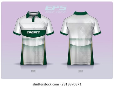 Pattern design, illustration, textile background for sports t-shirt, football jersey shirt mockup for football club. consistent front view