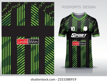 Pattern design, illustration, textile background for sports t-shirt, football jersey shirt mockup for football club. consistent front view