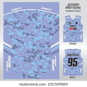 Pattern design, illustration, textile background for sports t-shirt, football jersey shirt mockup for football club. consistent front view