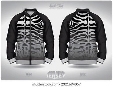 Pattern design, illustration, textile background for sports t-shirt, football jersey shirt mockup for football club. consistent front view