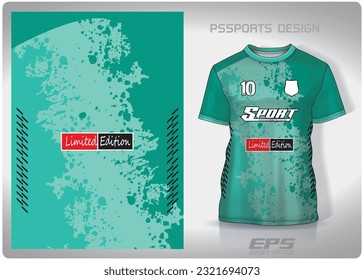 Pattern design, illustration, textile background for sports t-shirt, football jersey shirt mockup for football club. consistent front view