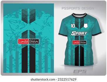 Pattern design, illustration, textile background for sports t-shirt, football jersey shirt mockup for football club. consistent front view