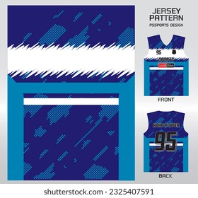 Pattern design, illustration, textile background for sports t-shirt, football jersey shirt mockup for football club. consistent front view