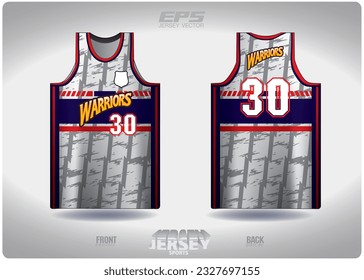 Pattern design, illustration, textile background for sports t-shirt, football jersey shirt mockup for football club. consistent front view