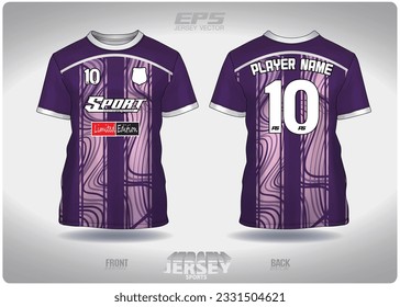 Pattern design, illustration, textile background for sports t-shirt, football jersey shirt mockup for football club. consistent front view