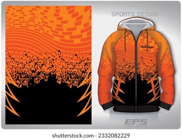 Pattern design, illustration, textile background for sports t-shirt, football jersey shirt mockup for football club. consistent front view