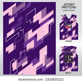 Pattern design, illustration, textile background for sports t-shirt, football jersey shirt mockup for football club. consistent front view