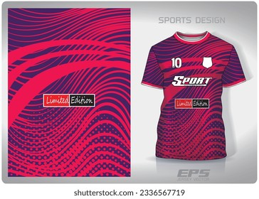 Diseño de patrones, ilustración, fondo textil para camiseta deportiva, camiseta camiseta de fútbol para el club de fútbol. vista frontal coherente