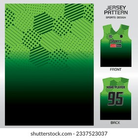 Pattern design, illustration, textile background for sports t-shirt, football jersey shirt mockup for football club. consistent front view