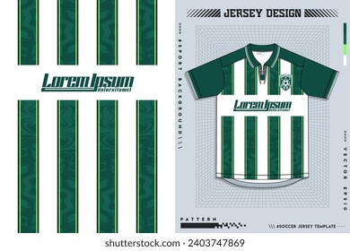 Pattern design, illustration, textile background for sports t-shirt, football jersey shirt mockup for football club. consistent front view