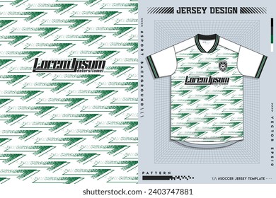 Pattern design, illustration, textile background for sports t-shirt, football jersey shirt mockup for football club. consistent front view