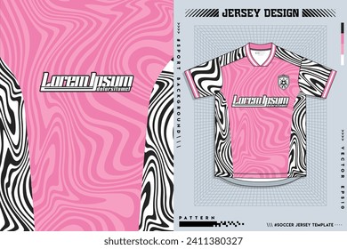 Pattern design, illustration, textile background for sports t-shirt, football jersey shirt mockup for football club. consistent front view