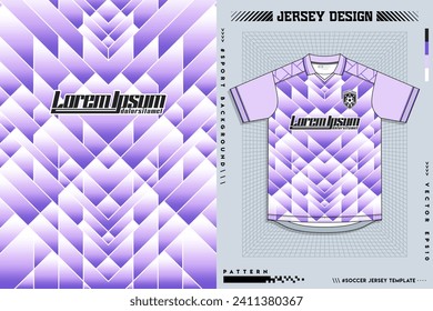 Pattern design, illustration, textile background for sports t-shirt, football jersey shirt mockup for football club. consistent front view