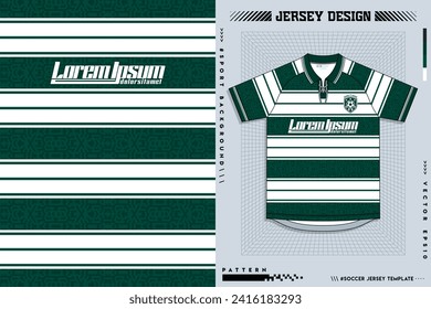 Pattern design, illustration, textile background for sports t-shirt, football jersey shirt mockup for football club. consistent front view