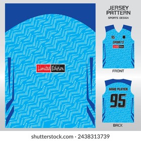 Pattern design, illustration, textile background for sports t-shirt, football jersey shirt mockup for football club. consistent front view