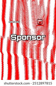 Diseño del patrón, ilustración, fondo textil para la camiseta de los deportes, maqueta de la camiseta del jersey del fútbol para el club de fútbol