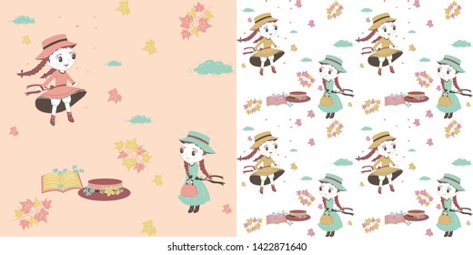 Pattern design for infants, cute, Charming
