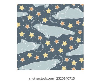 pattern design for kids fashion with cute monsters drawing as vector. presentations love stone tree star sun cow book crab flower fruits line style logo design vector symbol abstract sign icon