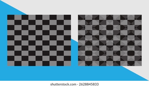 Layout de design de padrão para imagem de fundo. 
Design de padrão 3D.
Design de padrão exclusivo com conjunto de cores preto e branco.
Projeto de padrão vetorial para trabalho profissional.