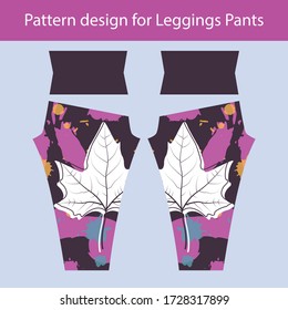 Pattern design for leggings pants gym fashion